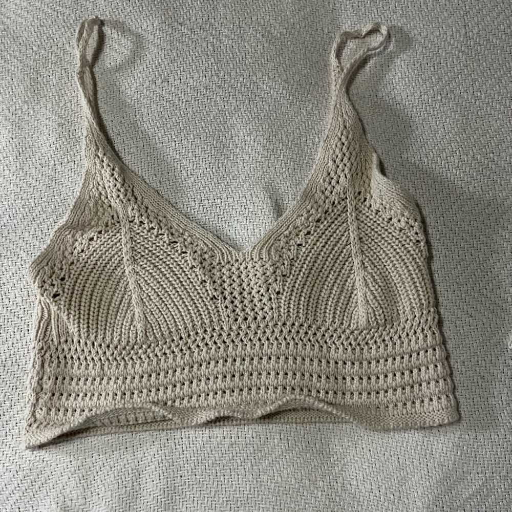 Crochet crop top
